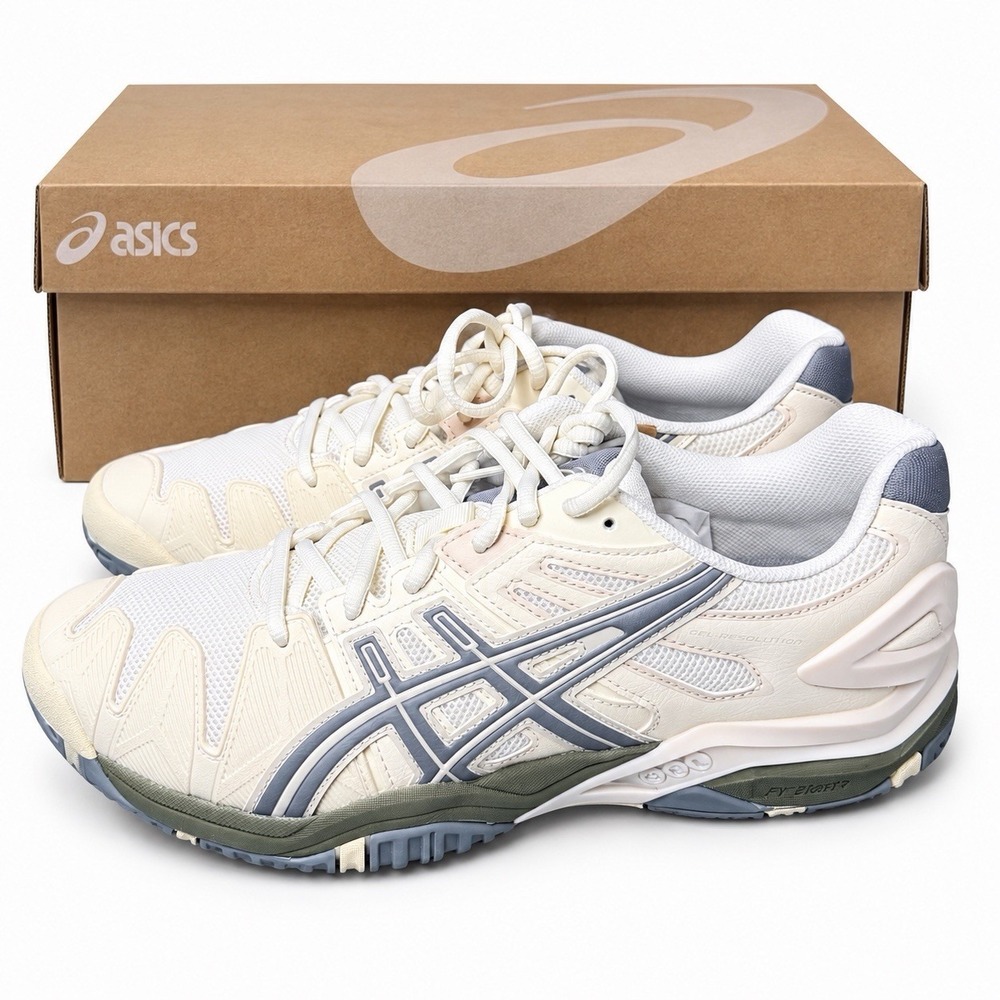 ASICS Gel-Resolution 5 Cream Clay Grey 1203A901-100 Men's Size 11 Tennis Shoes